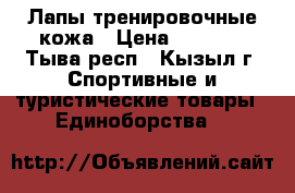 Лапы тренировочные кожа › Цена ­ 1 500 - Тыва респ., Кызыл г. Спортивные и туристические товары » Единоборства   